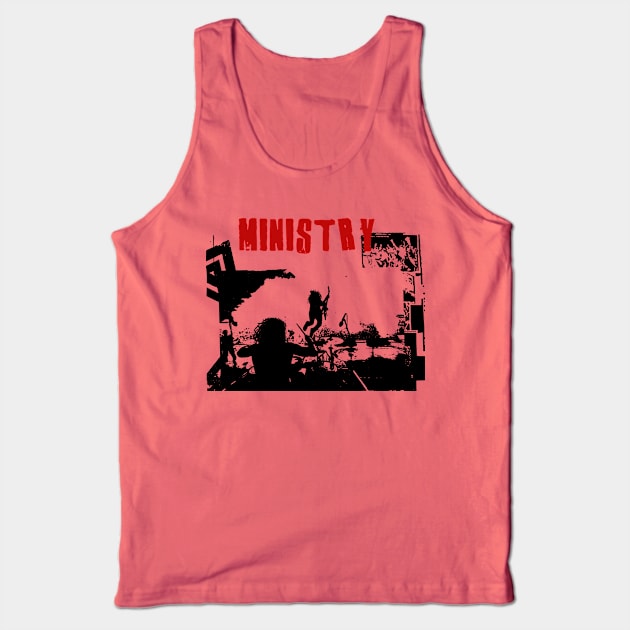 ministry live on Tank Top by sneaky geek studio